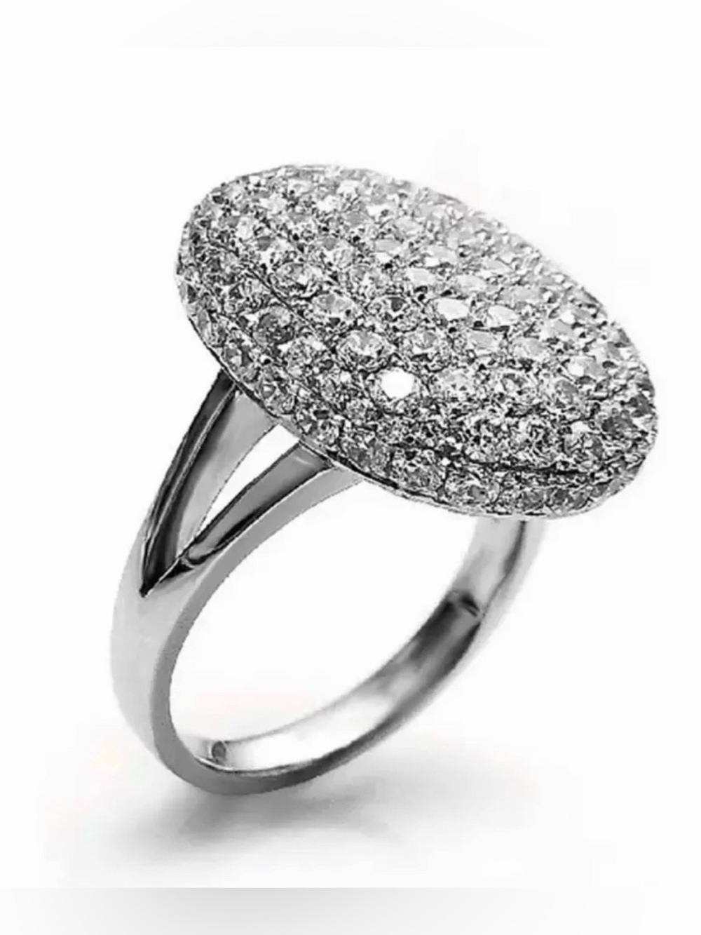 Twilight Saga Bella Swan Engagement Ring Replica Size 6 Silver Tone New